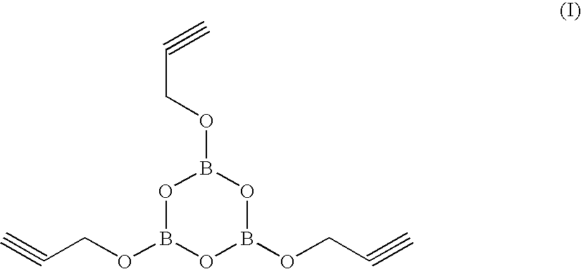 Boroxine derivatives as flame retardant