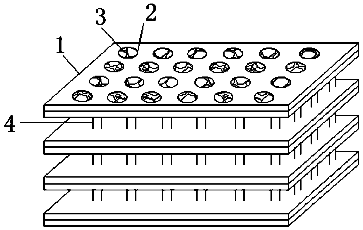 Composite biological filter material