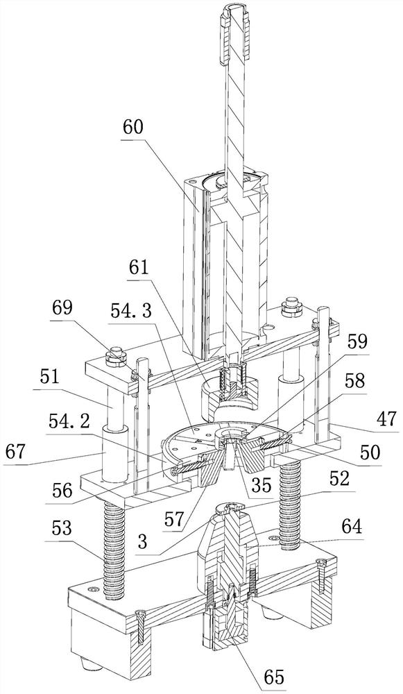 Automatic press-fitting line for shock absorber buffer inner core