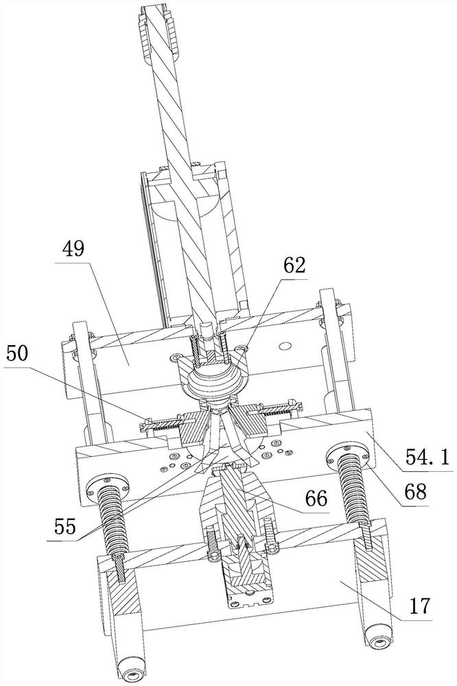 Automatic press-fitting line for shock absorber buffer inner core