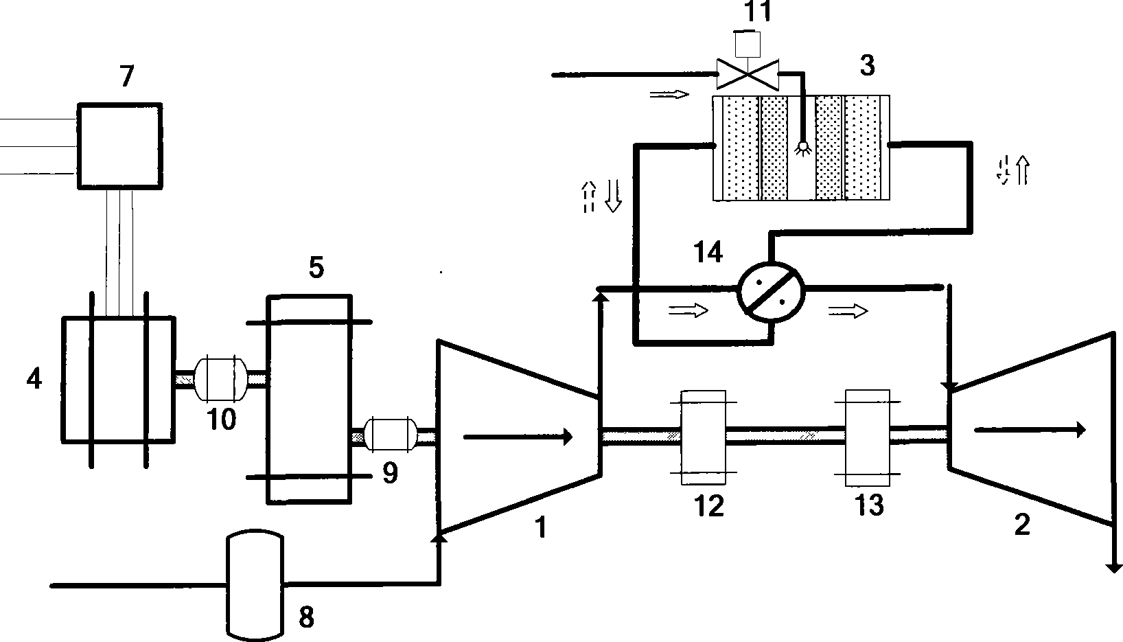 Generator provided with switching catalytic combustion gas turbine