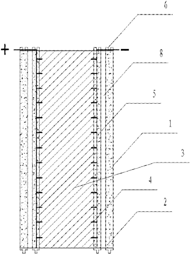 Novel precast concrete pipe die and construction method thereof