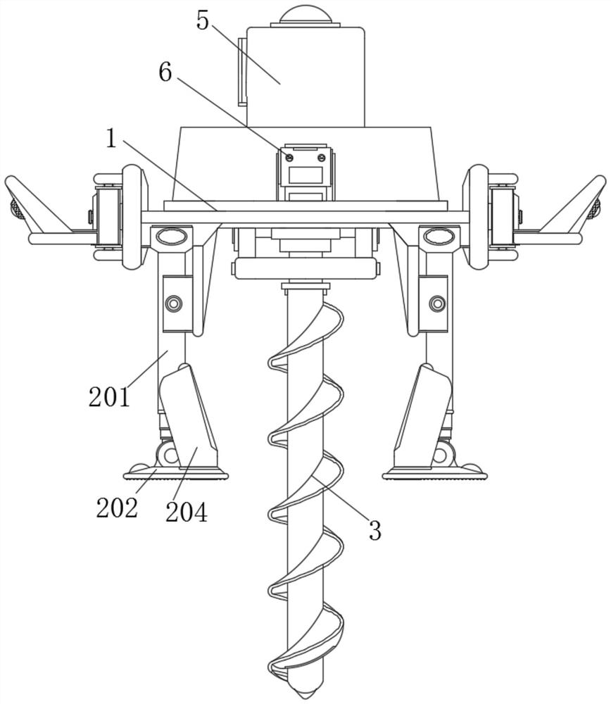 Pipe pile core digging machine