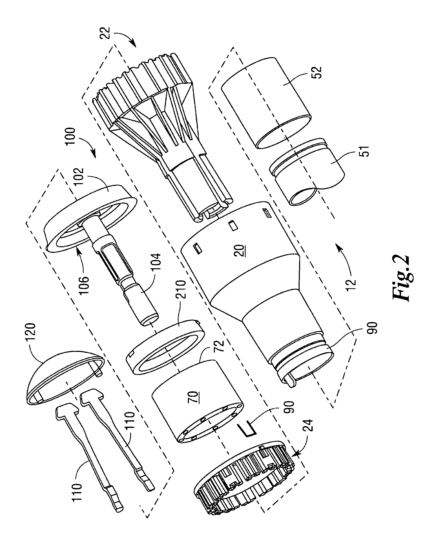 Circular surgical stapling instrument with anvil locking system