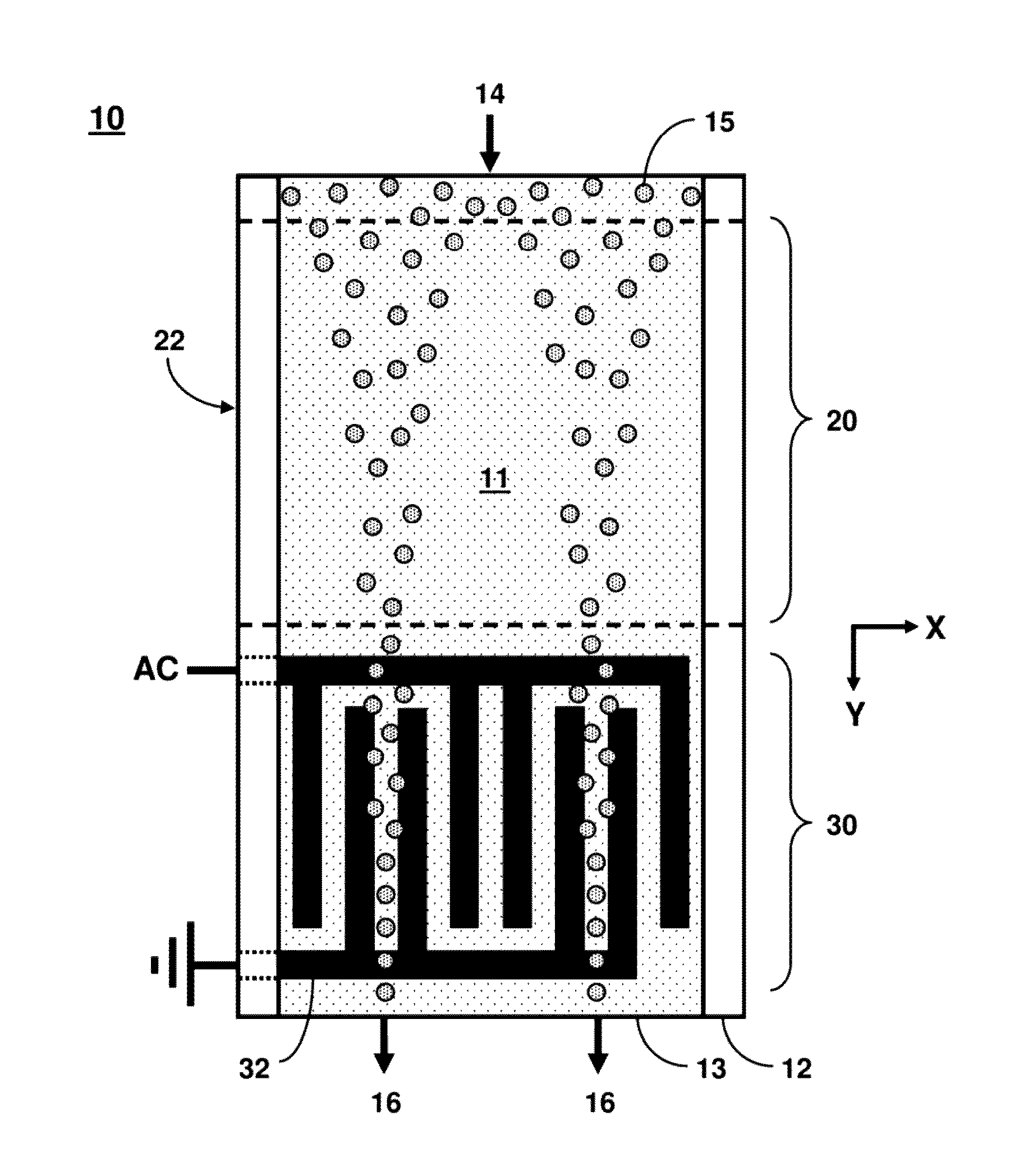 Microfabricated particle focusing device