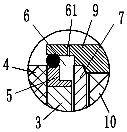 Binding method of rotary target material