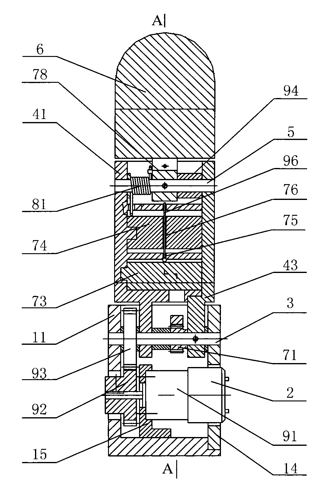 Flexible part and rack type parallel finger device integrating coupling and under-actuation