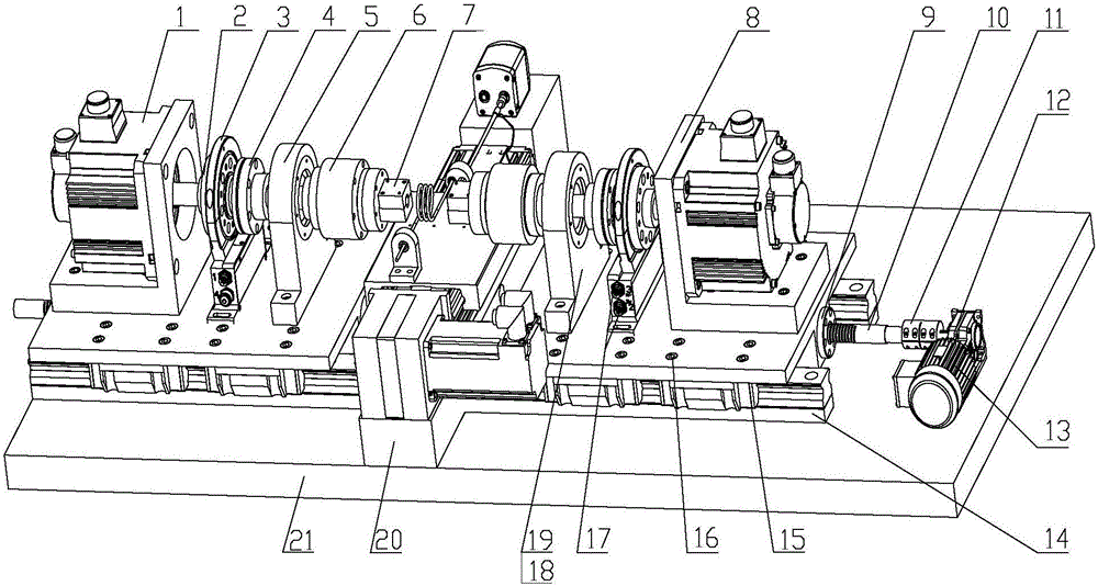 Mechanical testing system for material with composite load in induction heating mode