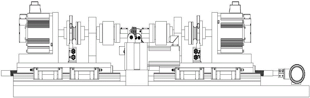 Mechanical testing system for material with composite load in induction heating mode