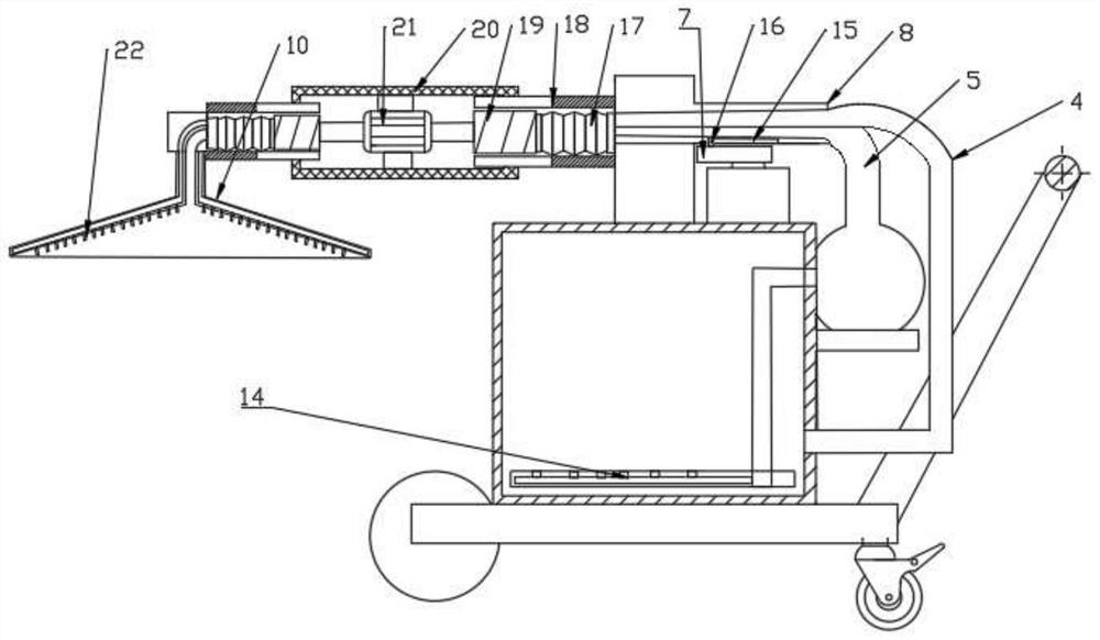 Fire extinguishing device for fire fighting