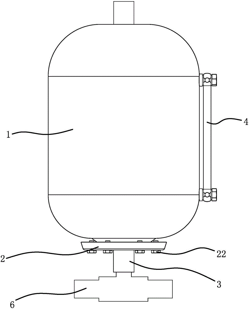 Liquid replenishing tank of solar system