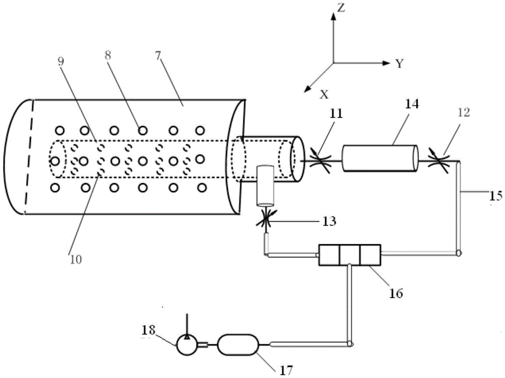 Particle dispensing device for PIV based internal flow field measurement of ventilated cavity