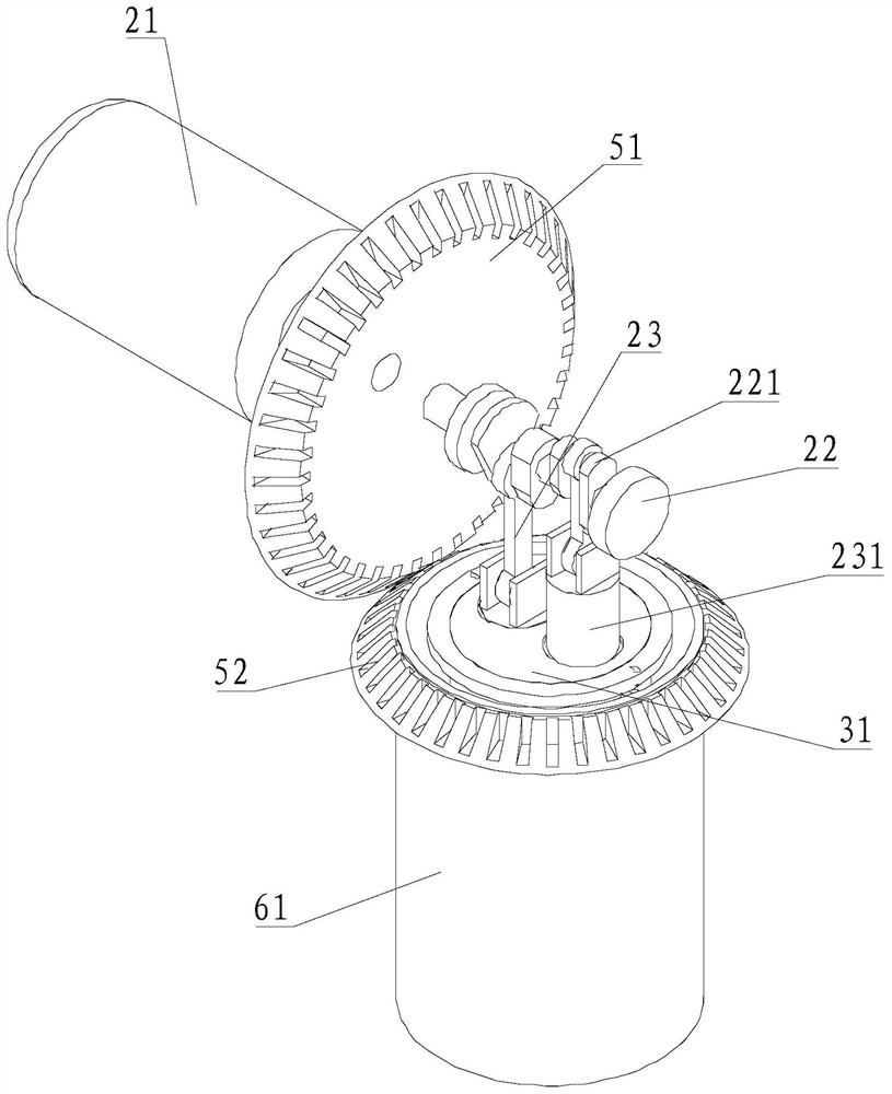 A processing device imitating hand-made meatballs