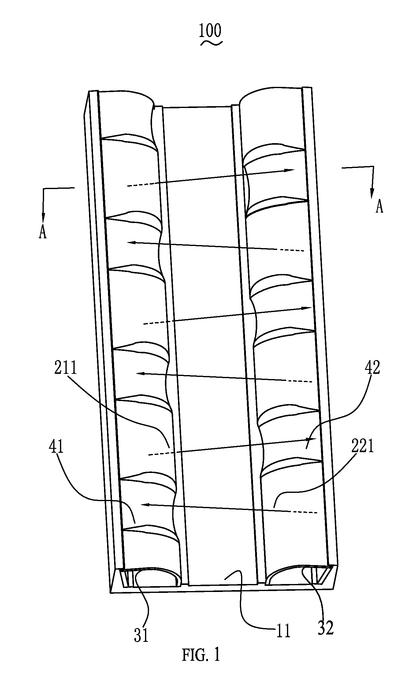 Bar-Typed Double-Row LED Lighting