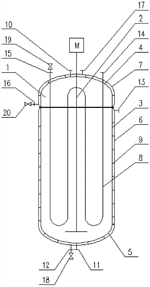 PP (propylene) prepolymerization reactor