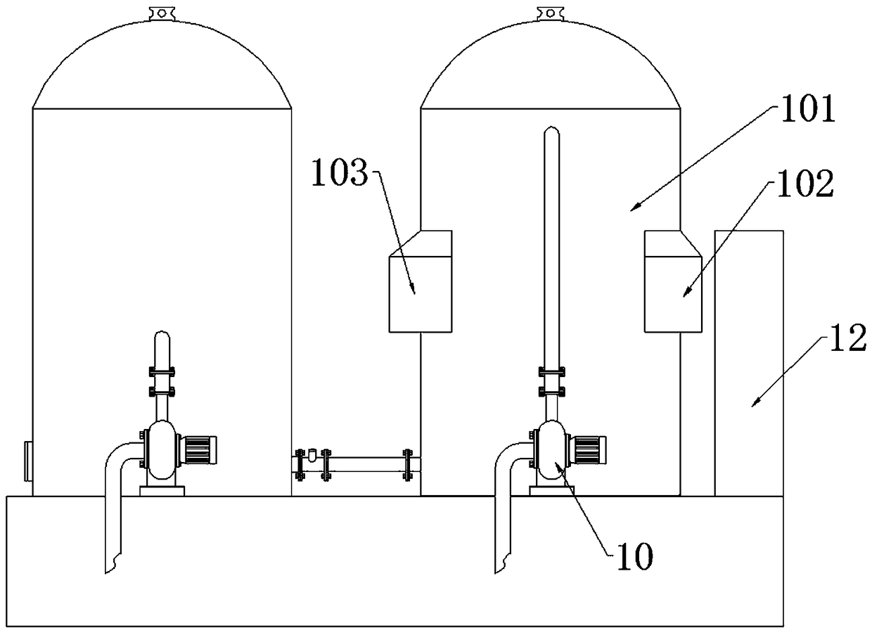 Cutting fluid waste liquid filtration sterilization deodorization regeneration equipment