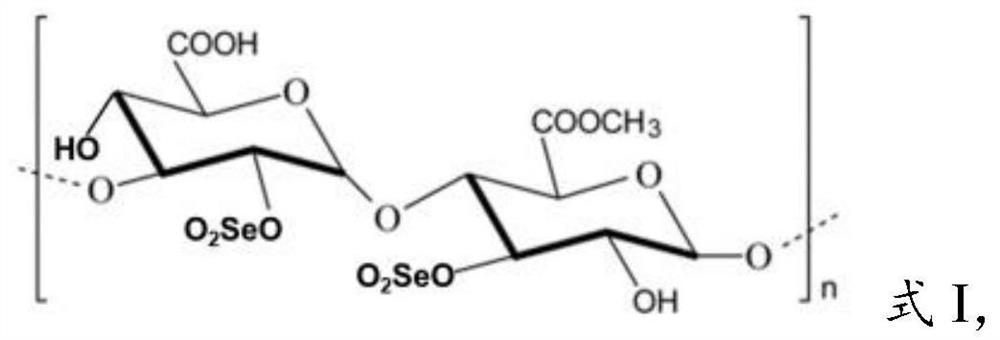 Pectin polysaccharide seleninic acid ester compound as well as preparation method and application thereof