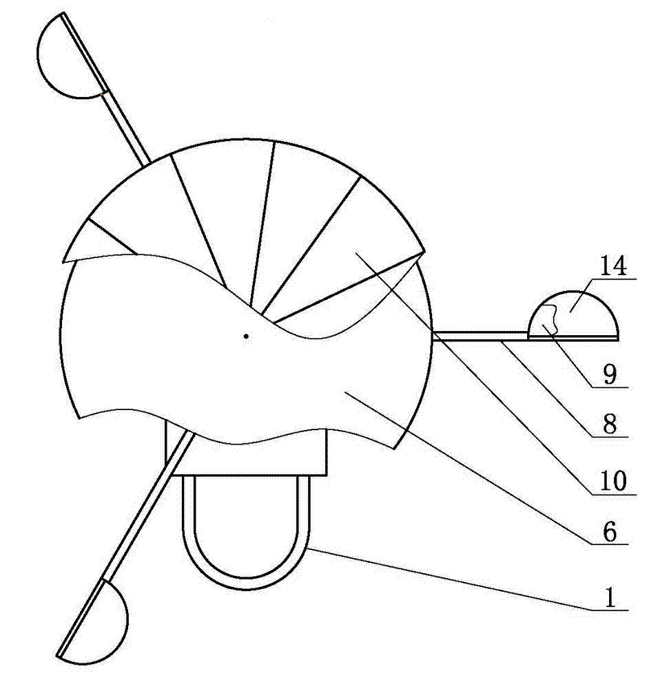 Pole-and-tower bird dispeller