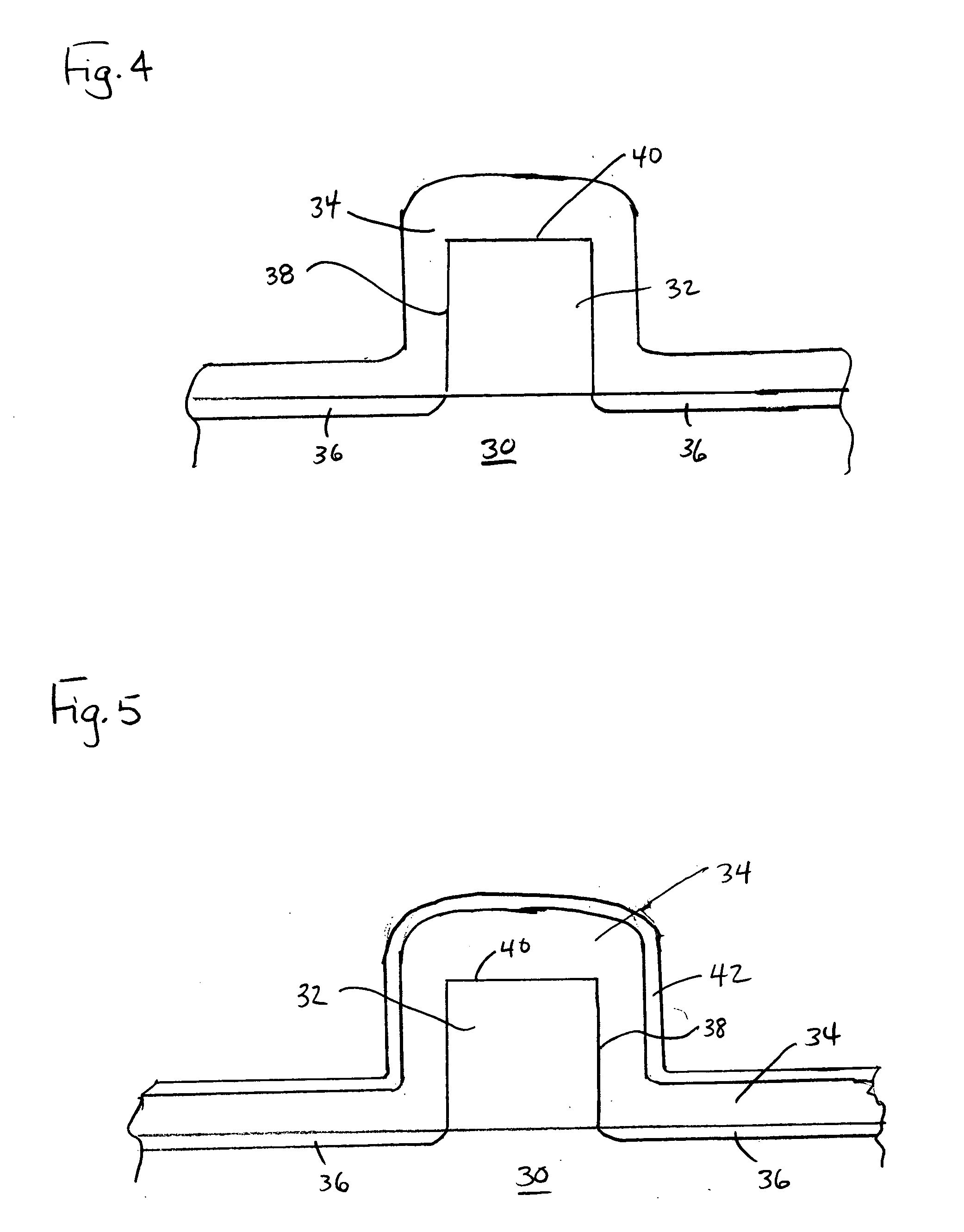 Method for forming rectangular-shaped spacers for semiconductor devices