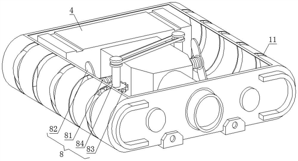 Interactive projection device for museum virtual scene and implementation method thereof