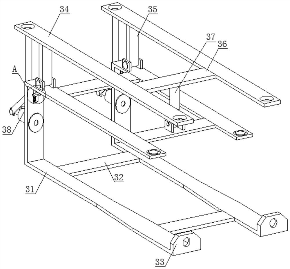 Interactive projection device for museum virtual scene and implementation method thereof