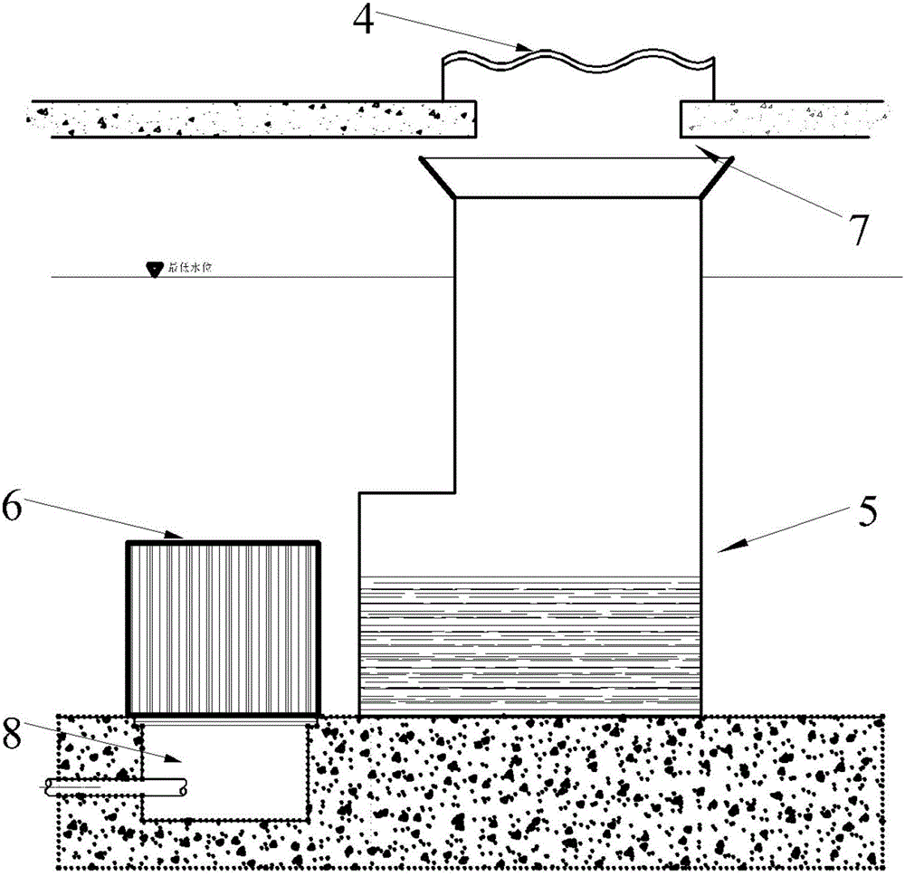 Filter system for built-in containment refueling water storage tank