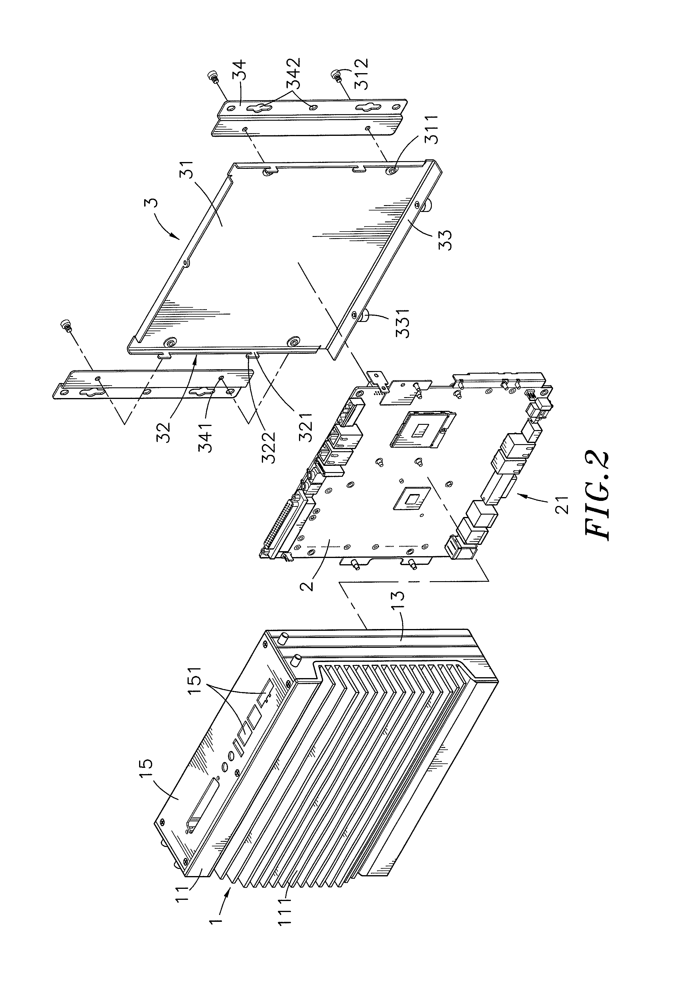 Wall-mounting structure for wall-mounted electronic device
