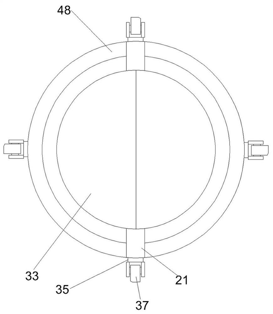 Marine ranching device for deep-sea culture area