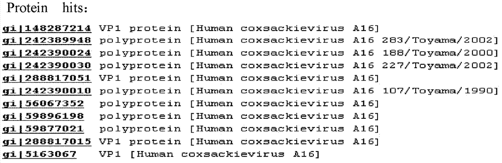 Coxsackievirus A16-type virus strain and use thereof