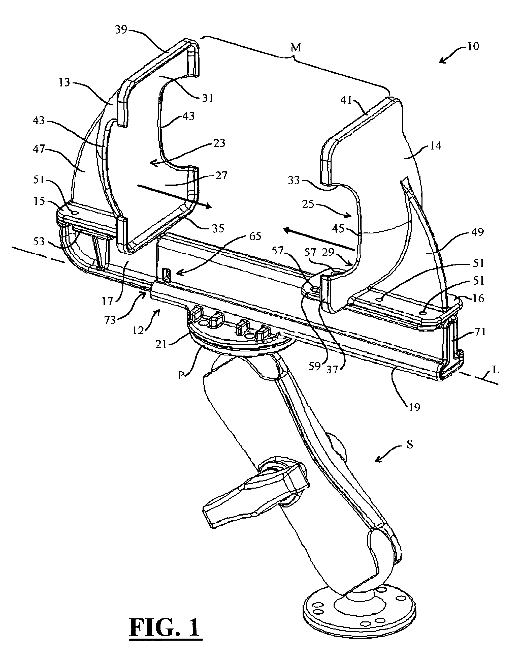 Quick draw cradle apparatus