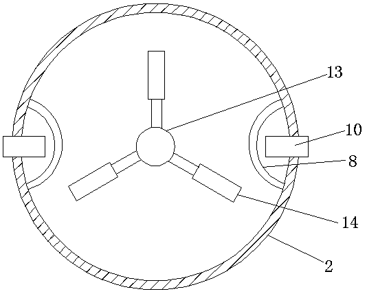 Environment-friendly drinking water toxic substance processing device