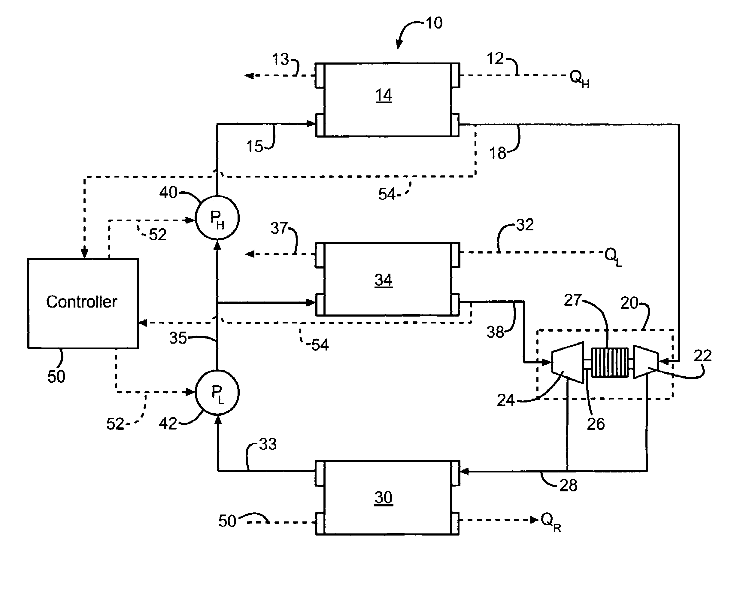 Energy recovery system using an organic rankine cycle