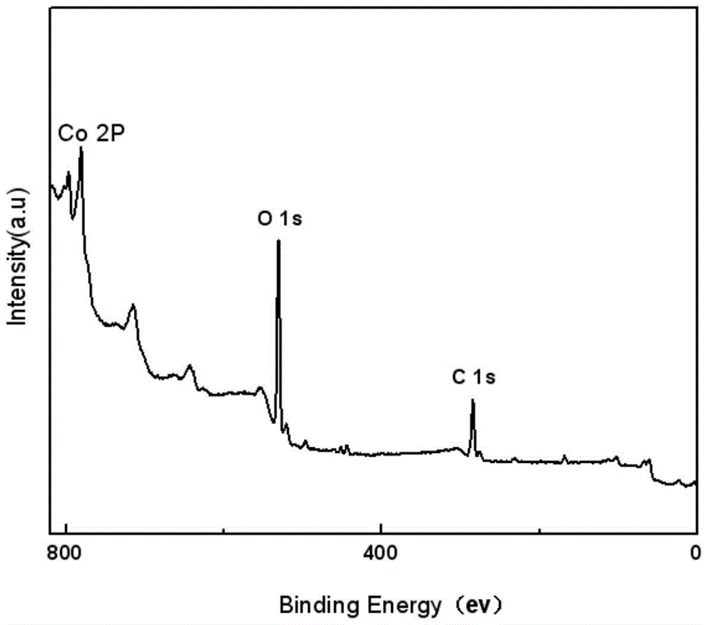 A kind of nano cobalt hydroxide-graphene composite film, its preparation method and application