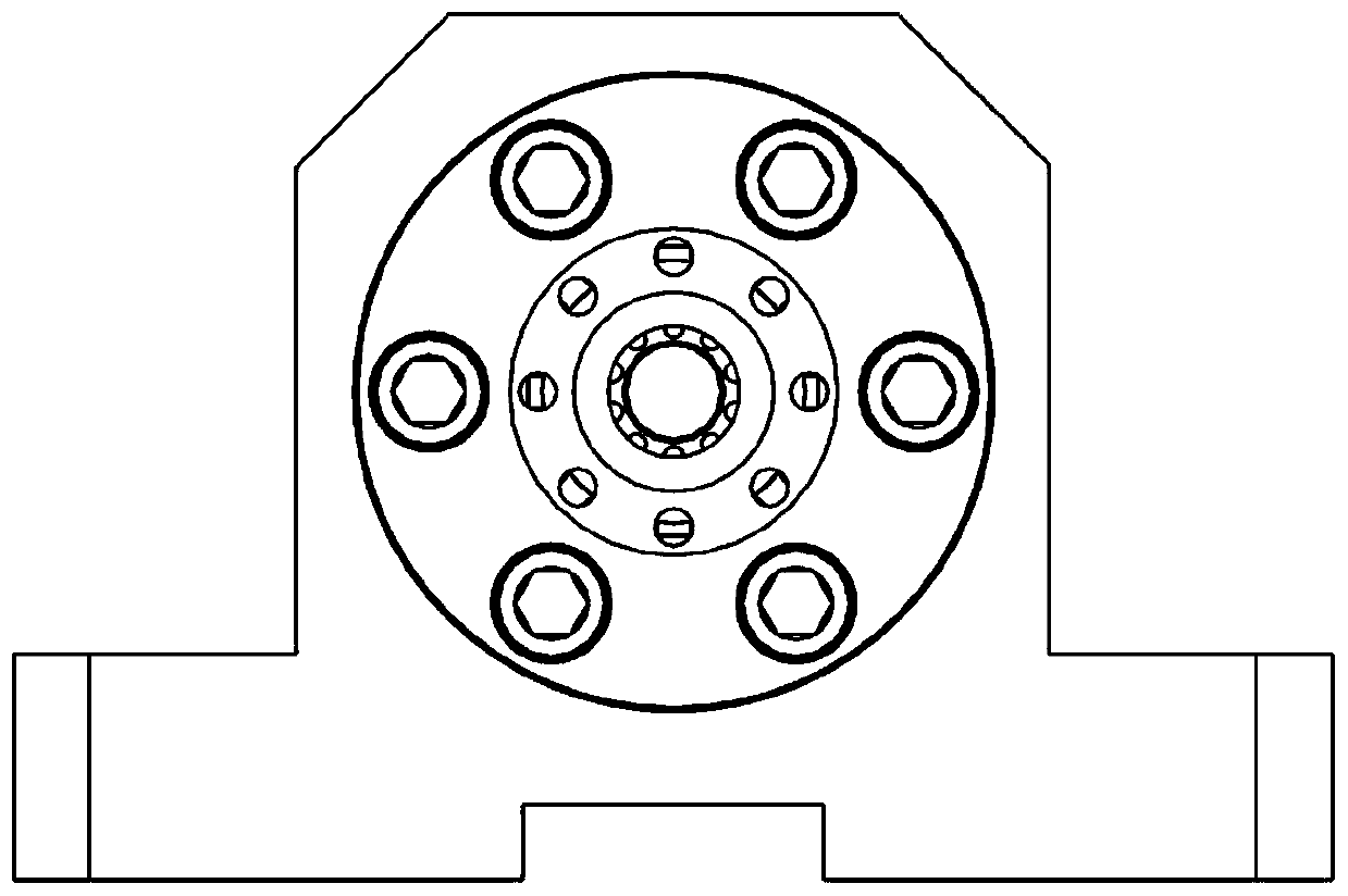 A special adapter and fixing device for 10-ton planetary roller screw loading test