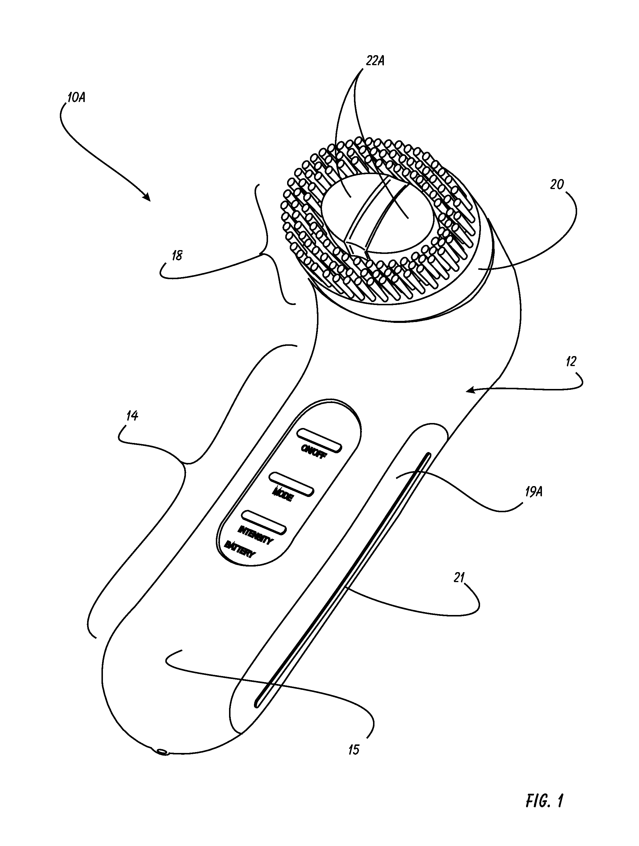 Handheld Facial Massage and Microcurrent Therapy Device