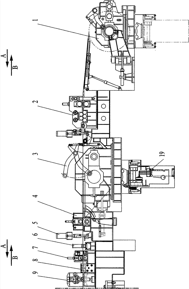 Reversible cold-rolling equipment and production method thereof