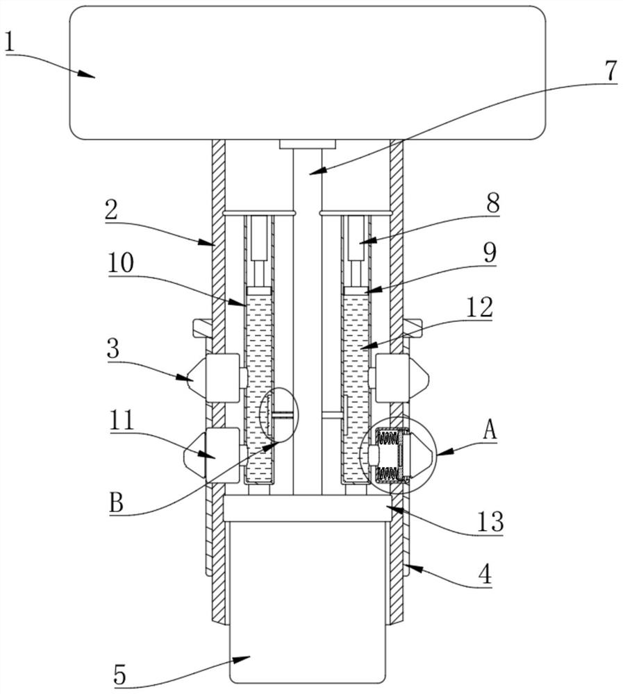Drilling and chamfering integrated device for steel pipe machining and using method