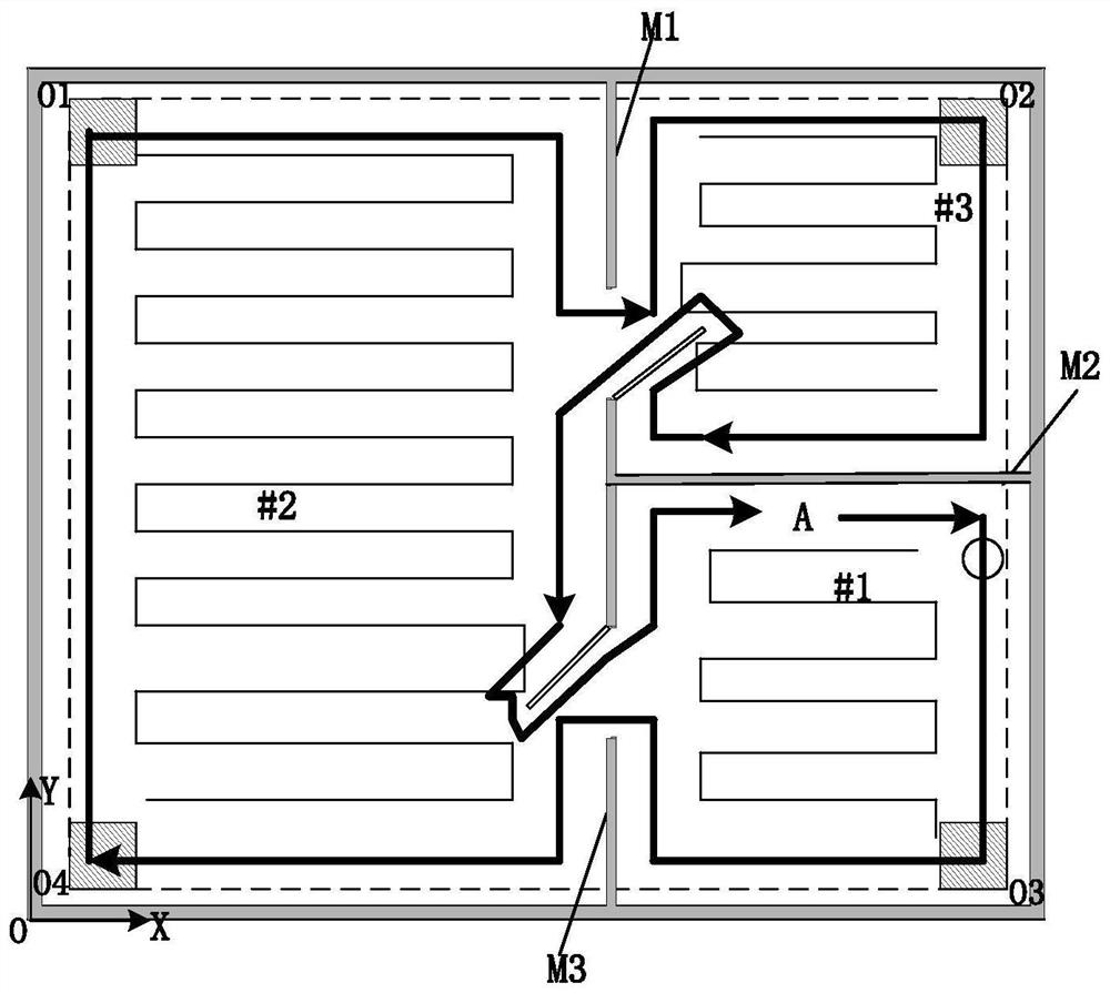 Framing method of passable area, area calculation method, chip and robot
