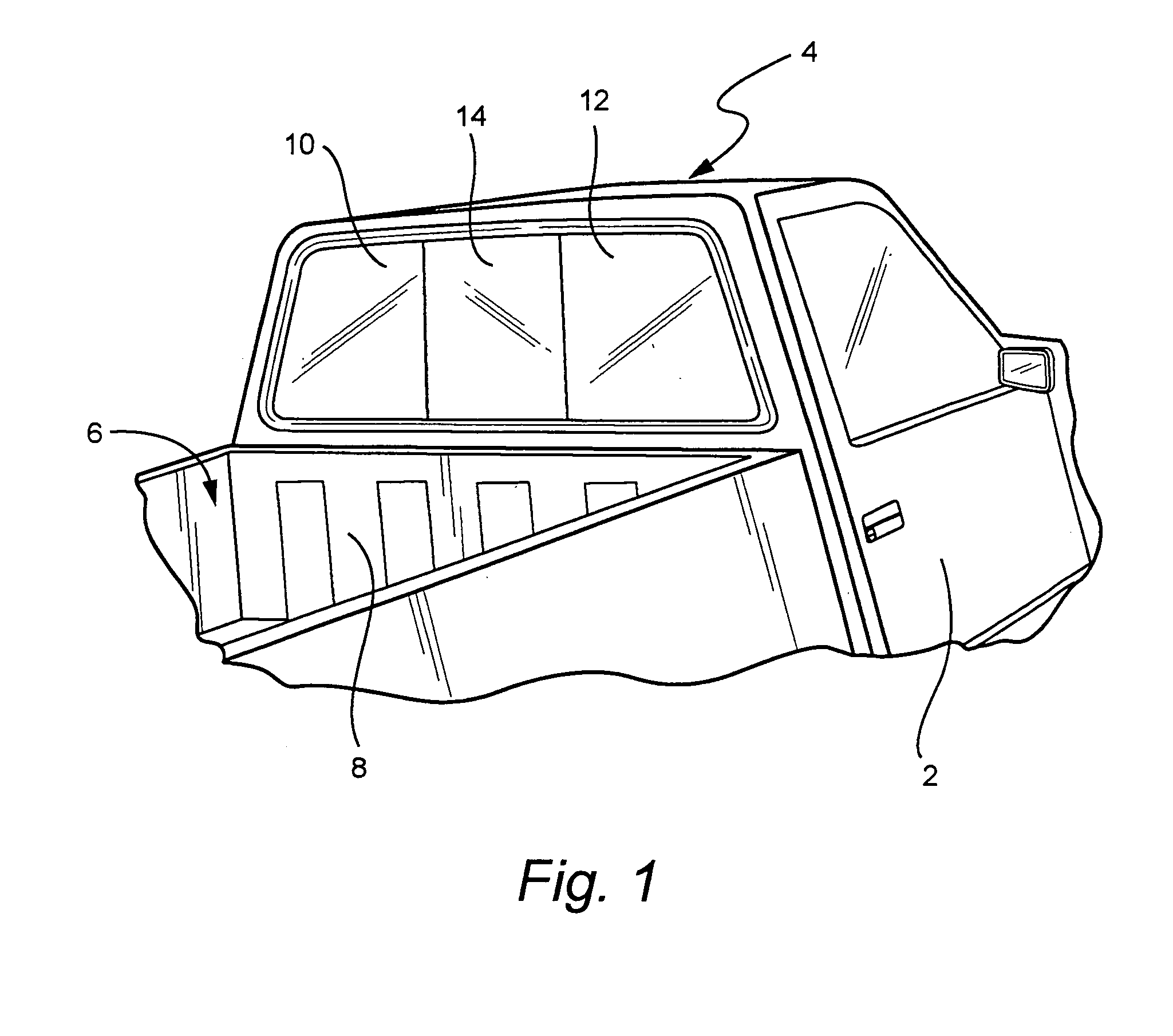 Flush-mounted slider window for pick-up truck including seal carrier, bulb seal and/or applique