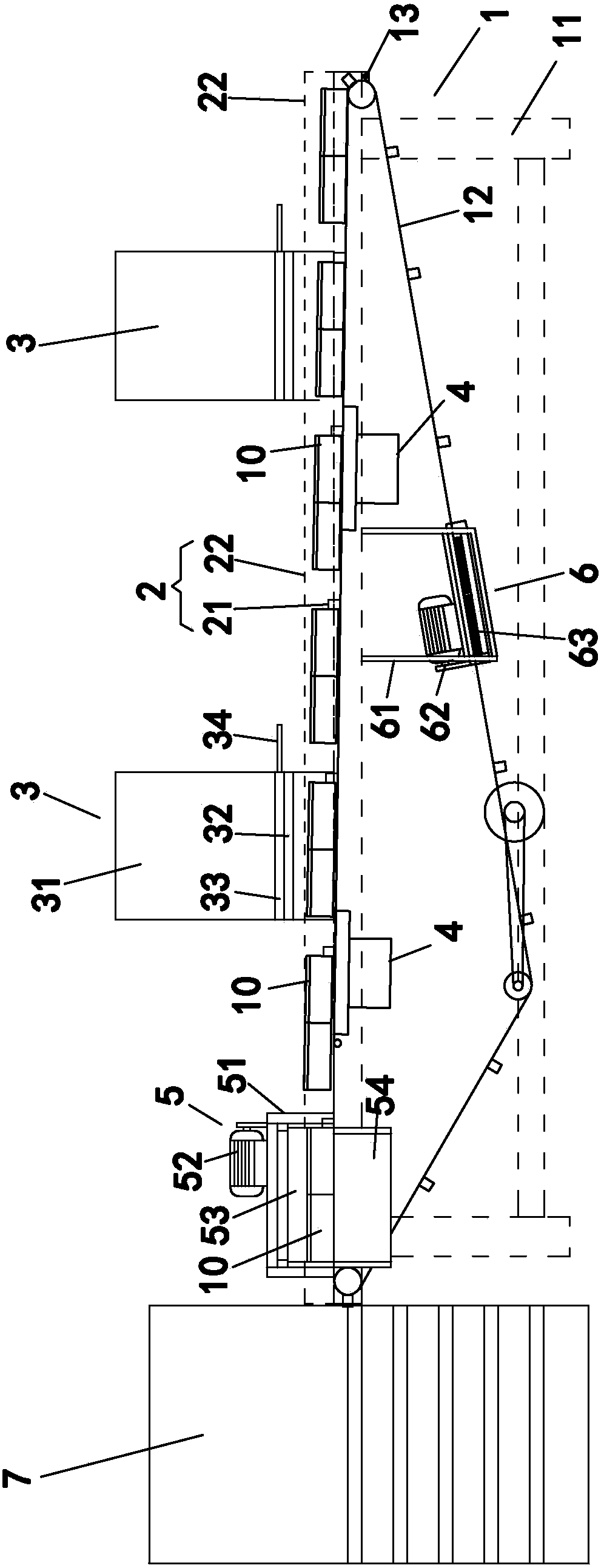 A brick automatic production line