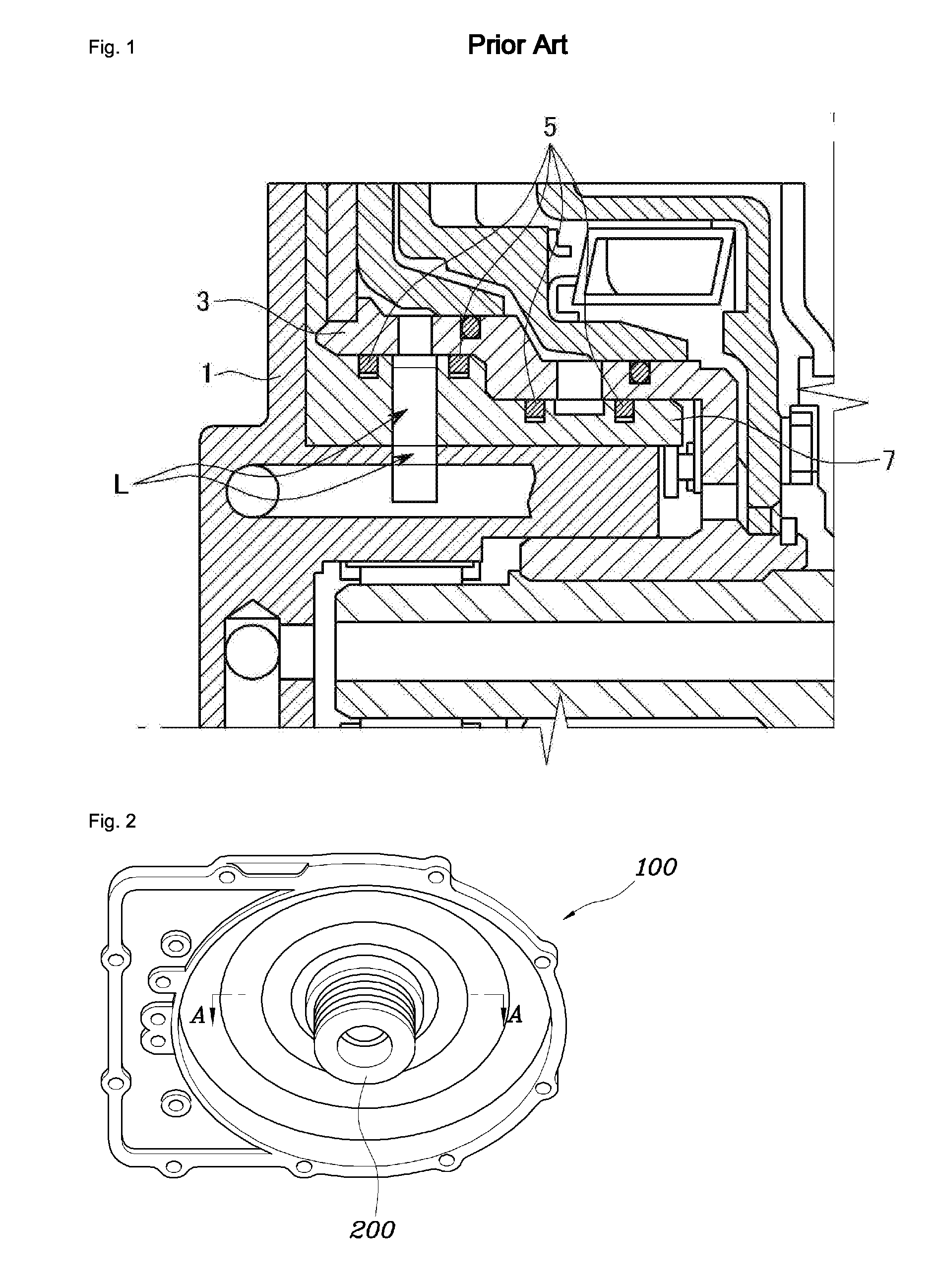 Rear-cover for a transmission and method for coating thereof