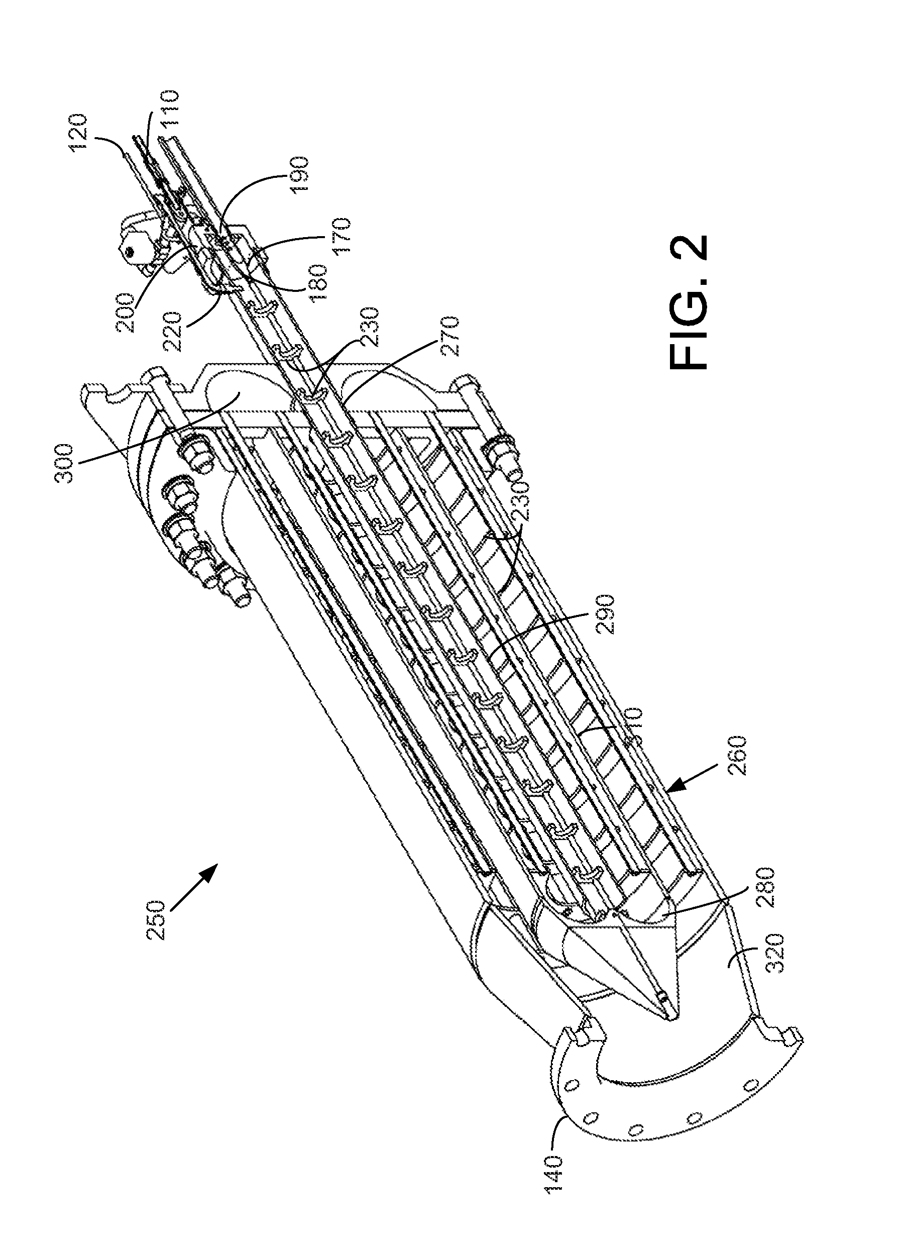 Pulsed Detonation Cleaning Device with Multiple Folded Flow Paths