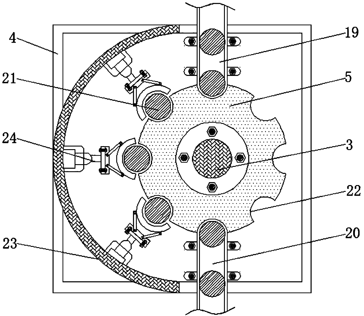 Glued bearing casting tool