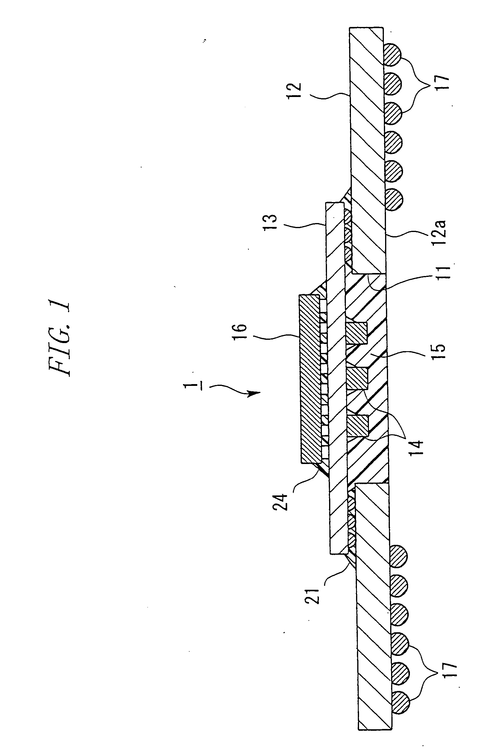 Packaging method, packaging structure and package substrate for electronic parts