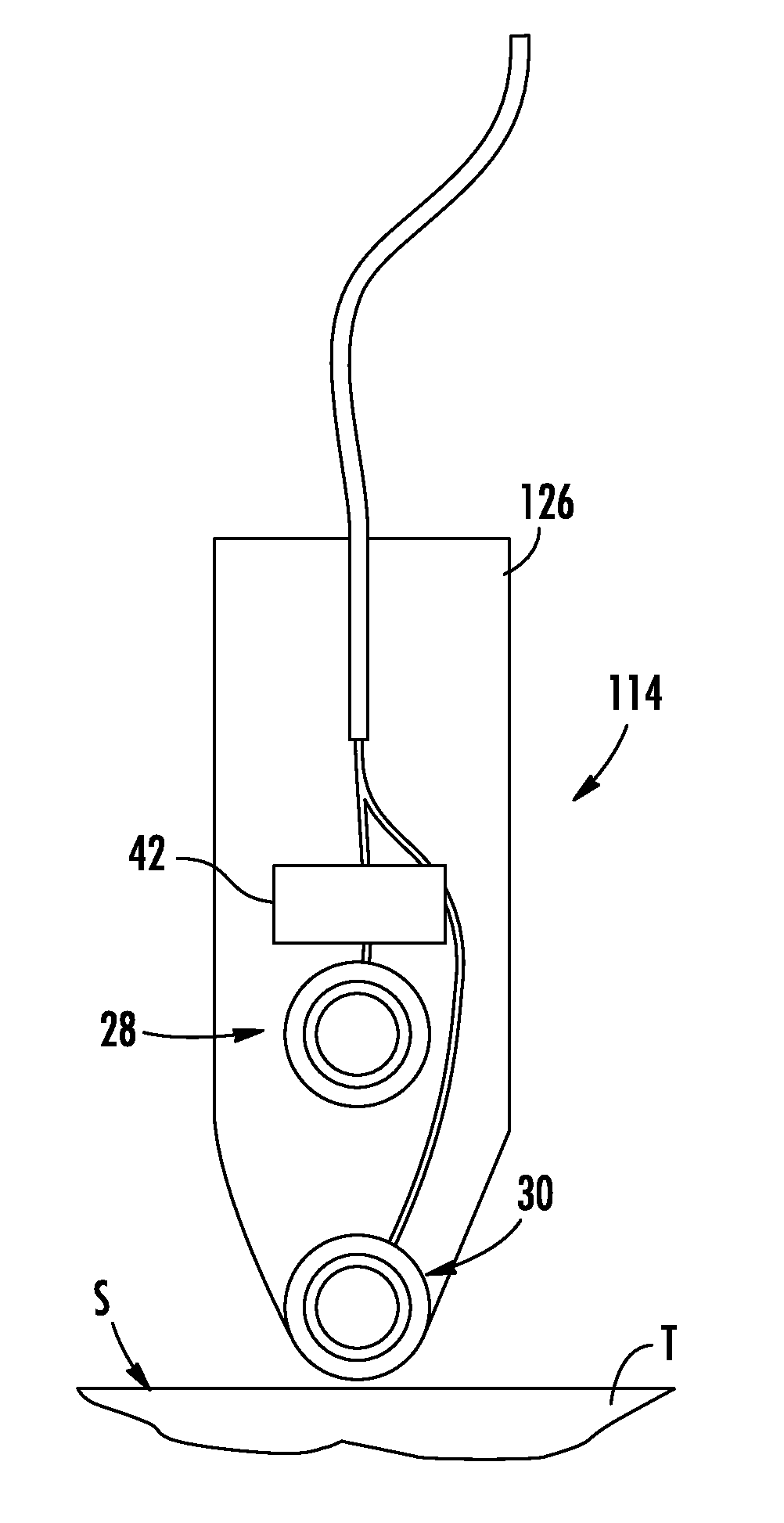 Method and apparatus for eddy current inspection of case-hardended metal components