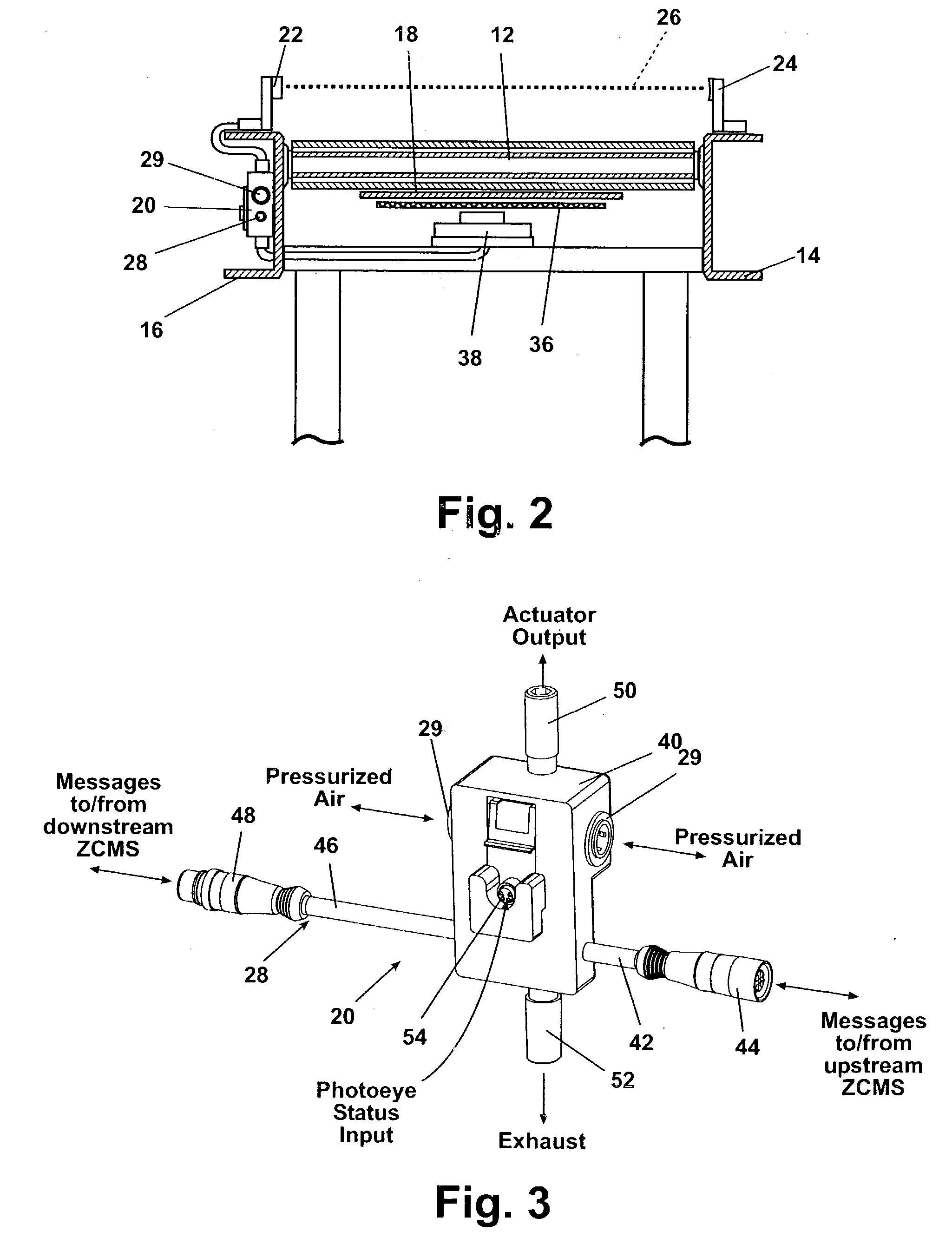 Networkable zone control modules and method and coveyor system incorporating the same