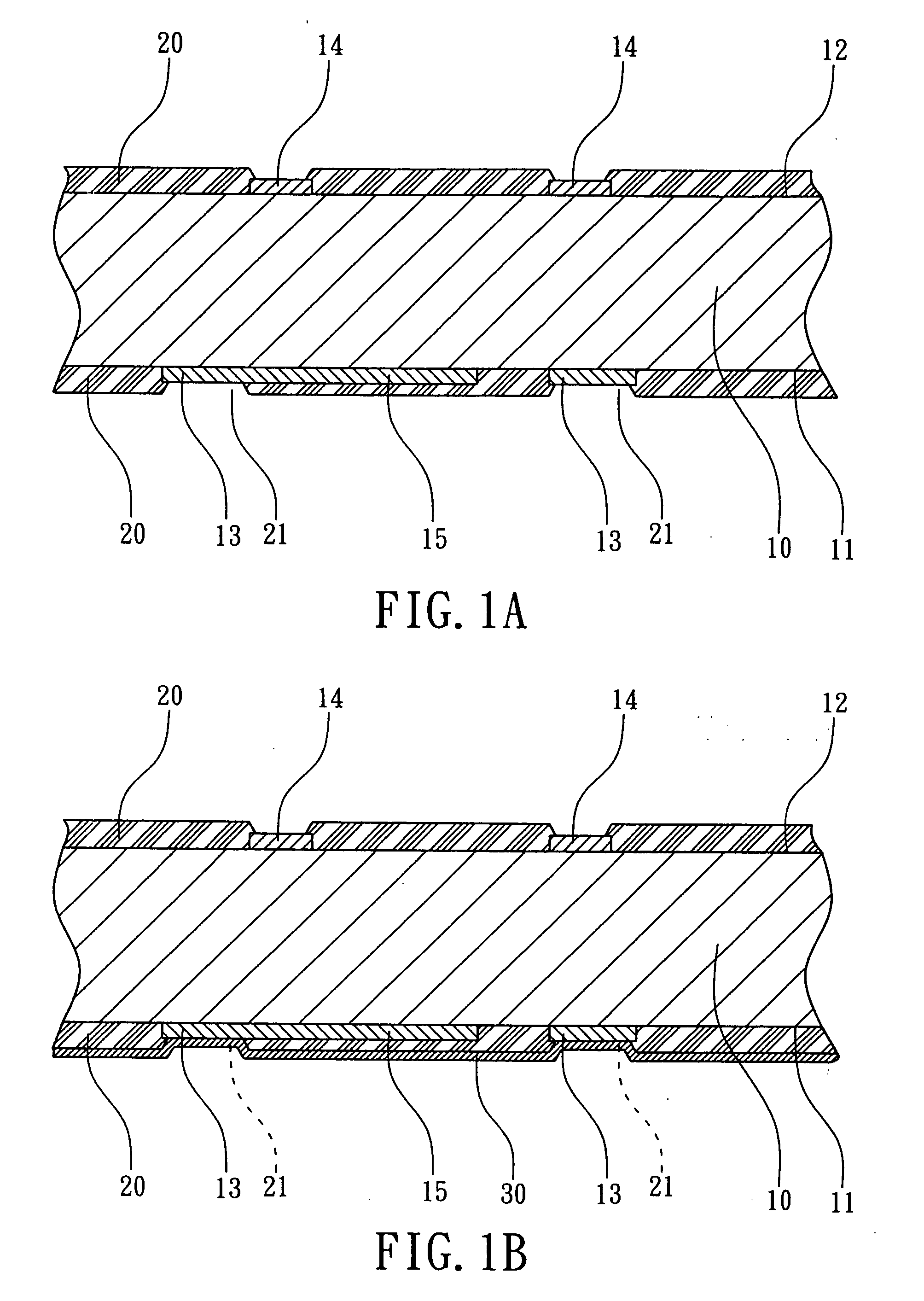 Method for forming ball pads of BGA substrate