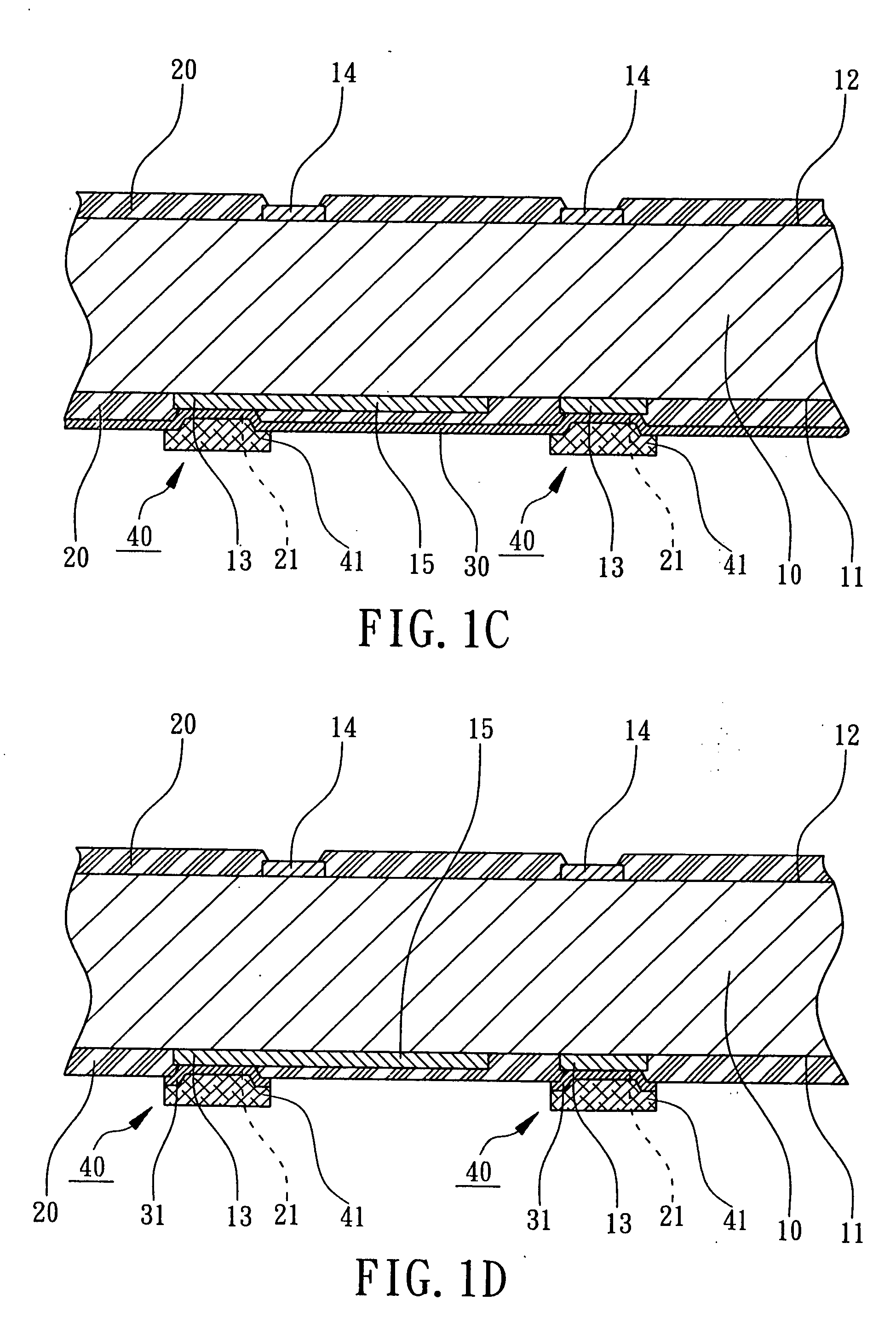 Method for forming ball pads of BGA substrate