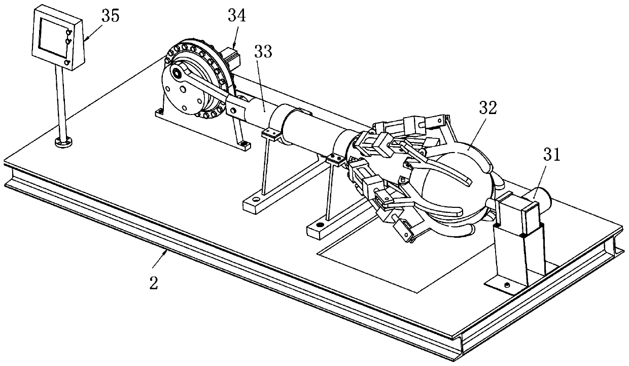 Piston type medium-frequency air pressure sensor detection device