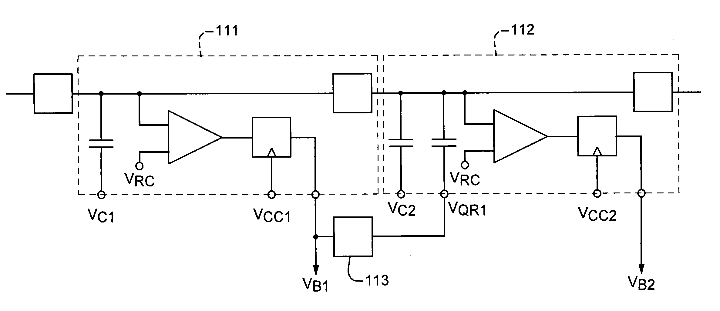 Charge-domain pipelined charge-redistribution analog-to-digital converter